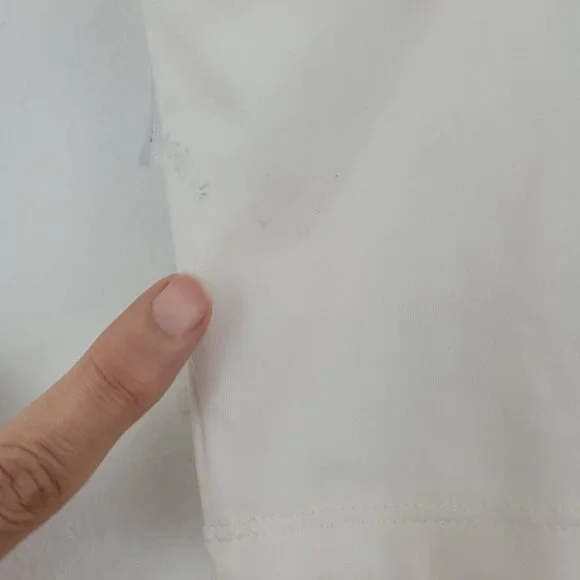 Free People Madewell Crop Tops Lot of 2 Sz XS/XXS in Metallic Black & Off White - Picture 10 of 16